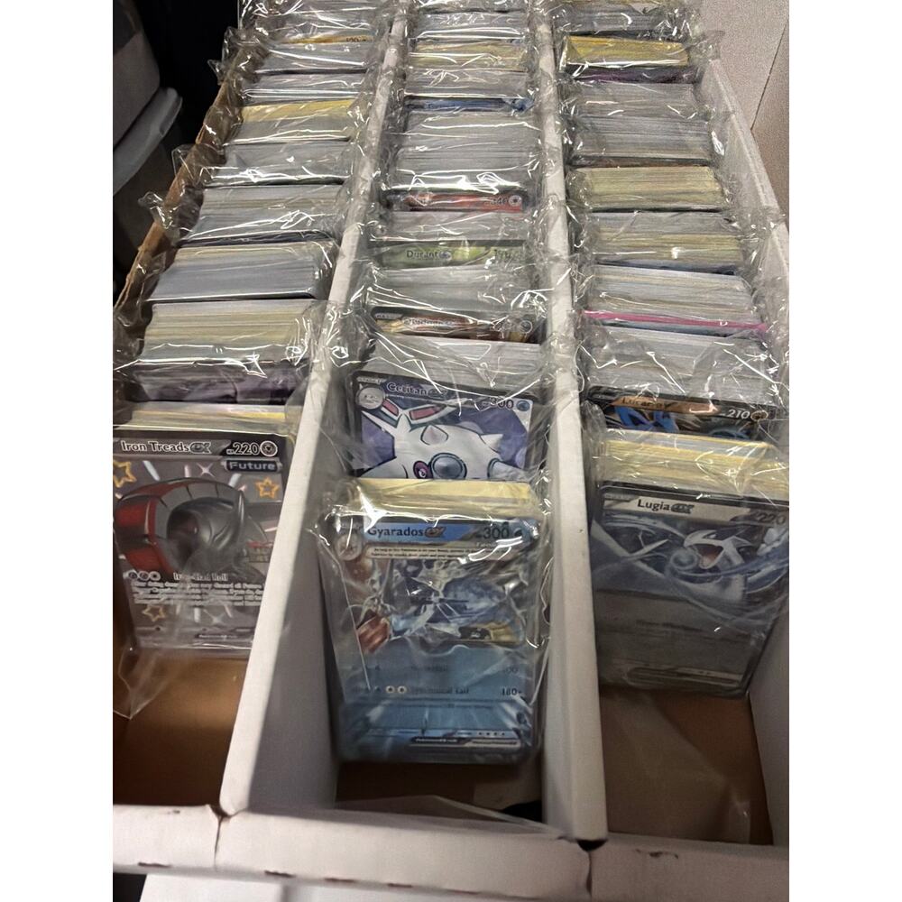 100 Pokemon cards Lot 7 Foils 1 Premium Hit EX/V or Better 93 Common Uncommon's